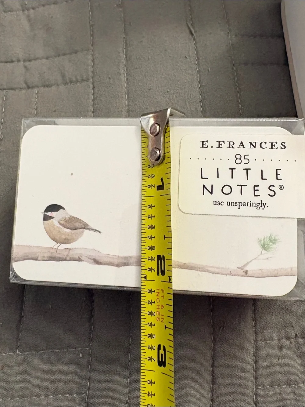 E. Frances - Chickadee Little Notes - Bird Nature & Ceramic Note Holder